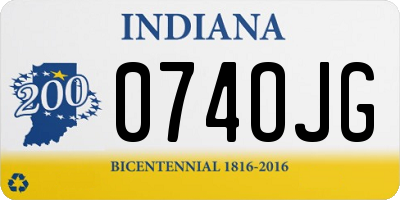 IN license plate 074OJG