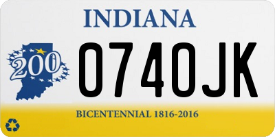 IN license plate 074OJK