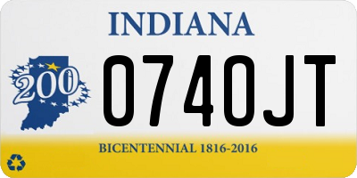 IN license plate 074OJT