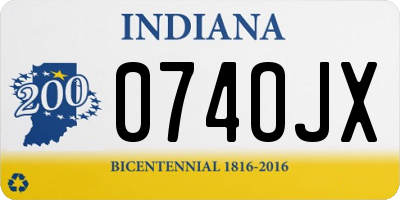 IN license plate 074OJX