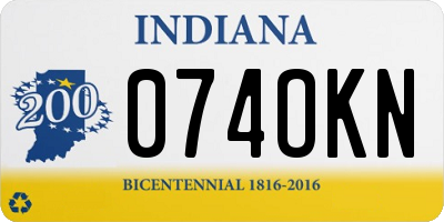 IN license plate 074OKN