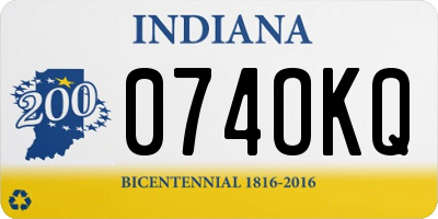 IN license plate 074OKQ