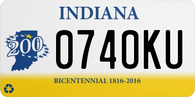 IN license plate 074OKU