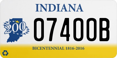 IN license plate 074OOB