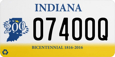 IN license plate 074OOQ