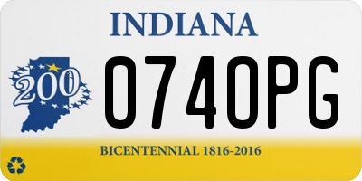 IN license plate 074OPG
