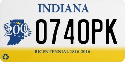 IN license plate 074OPK