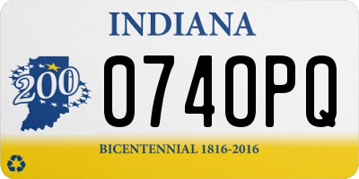IN license plate 074OPQ