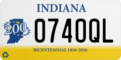 IN license plate 074OQL