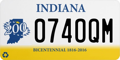IN license plate 074OQM