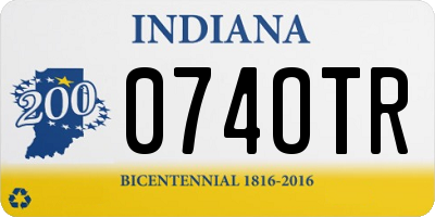 IN license plate 074OTR