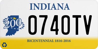 IN license plate 074OTV