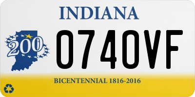 IN license plate 074OVF