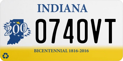 IN license plate 074OVT