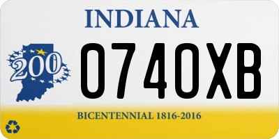 IN license plate 074OXB