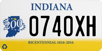 IN license plate 074OXH