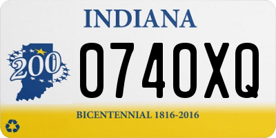 IN license plate 074OXQ
