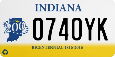 IN license plate 074OYK