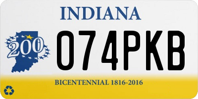 IN license plate 074PKB