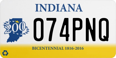 IN license plate 074PNQ