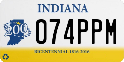 IN license plate 074PPM