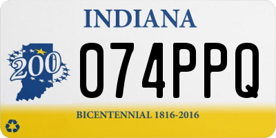 IN license plate 074PPQ