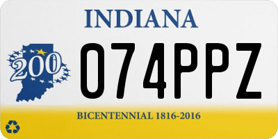 IN license plate 074PPZ