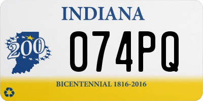 IN license plate 074PQ