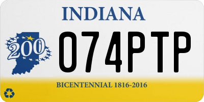 IN license plate 074PTP