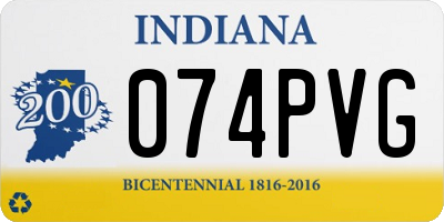 IN license plate 074PVG