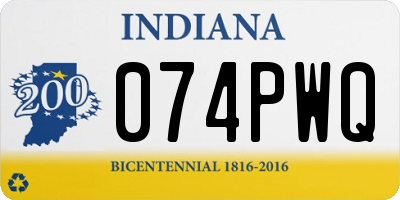 IN license plate 074PWQ