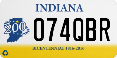 IN license plate 074QBR