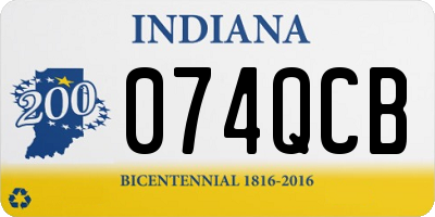 IN license plate 074QCB
