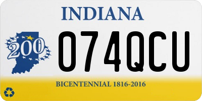 IN license plate 074QCU