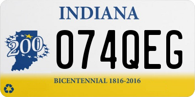 IN license plate 074QEG
