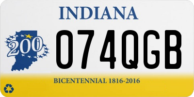 IN license plate 074QGB