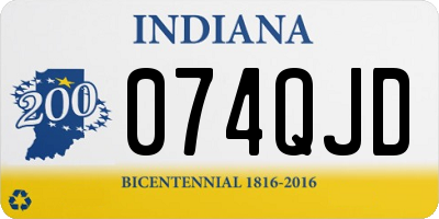 IN license plate 074QJD