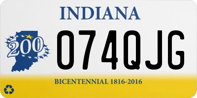 IN license plate 074QJG