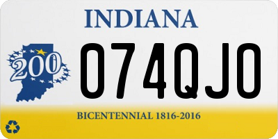 IN license plate 074QJO