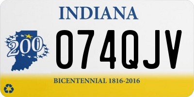 IN license plate 074QJV