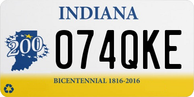 IN license plate 074QKE