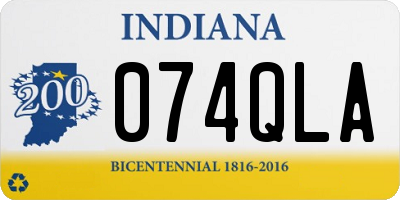 IN license plate 074QLA