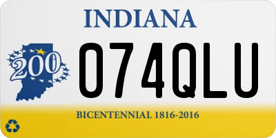 IN license plate 074QLU