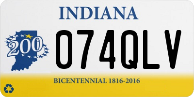 IN license plate 074QLV