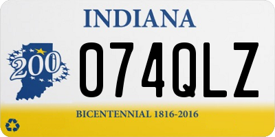 IN license plate 074QLZ