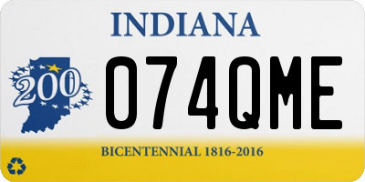 IN license plate 074QME