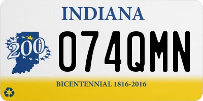 IN license plate 074QMN