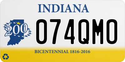 IN license plate 074QMO