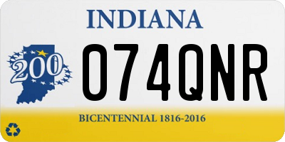 IN license plate 074QNR