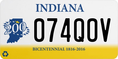 IN license plate 074QOV